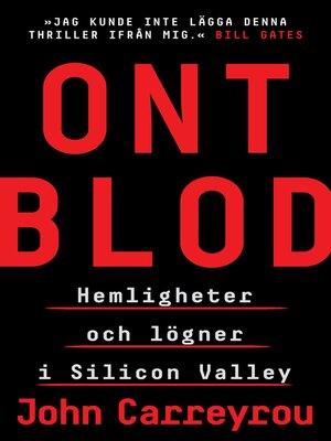 cover image of Ont blod